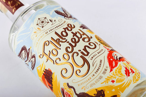 nae-design:Pretty gin packaging by Analogue Creative