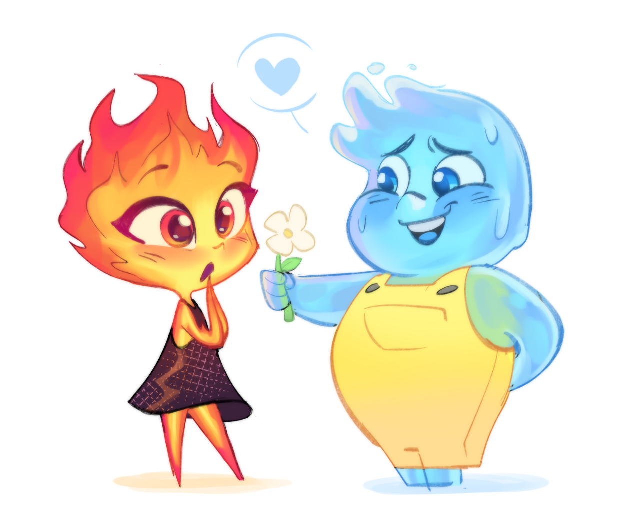 Pixar's Elemental characters remind fans of Fireboy and Watergirl