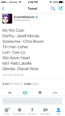 itslaroneppl:  cocomiracle:  onlyblackgirl:  Erykah Badu keeps recasting The Wiz and I live for it.  Bruh the Explicit Wiz cast 😂  Give me the explicit wiz now!!!! 