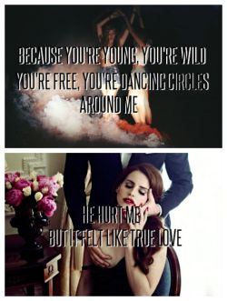 electricsillygentleman:  Favourite lyrics from each ‘Ultraviolence’ song 