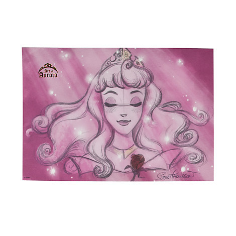 stevethompson-art:  The “Art of Aurora” Collection - Disney Store  I’ve been wanting to post about this mini collection for so long, and now I finally can! Out today at the Disney Store. I created artwork, a snow globe and ornament set to help