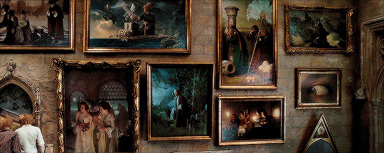professorlupins:  Harry Potter and the Prisoner of Azkaban (2004)Stairs and portraits