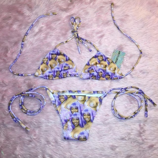 shopjeen:  ONLY 1 OF THESE LIL KIM BIKINIS AVAILABLE ON OUR DEPOP! DOWNLOAD THE APP