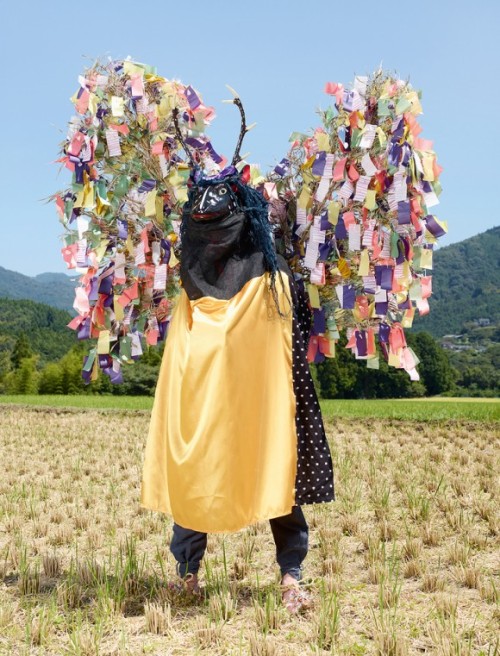 zooophagous: folkhorrorrevival:  Photos by Charles Freger of Japanese Yokai costumes http://www.charlesfreger.com/portfolio/yokainoshima-4/   That crane one at the end is GORGEOUS 