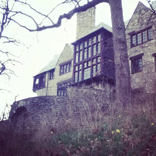 The Abandoned Nim Family Mansion From The Early 1900's Overlooking The Mississippi River. There's A Small
