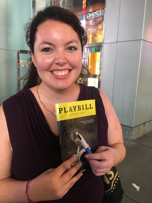 noordinarysoutherngirl:We met Ben Whishaw and Jason Butler Harner last night after The Crucible. T