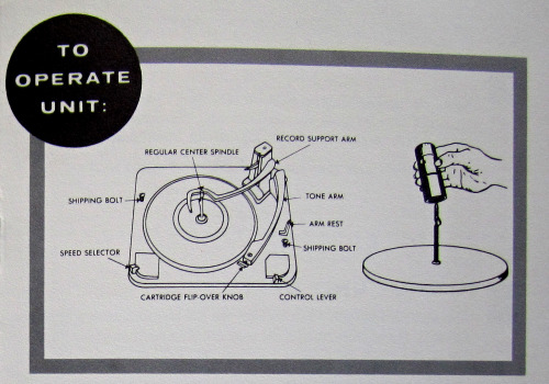 vinylespassion:  Decca - The Perry V, Model DP-641.