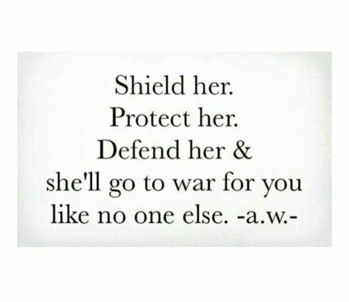 naughtynursesrfun:  Always. She’ll be proud to go to war for you…