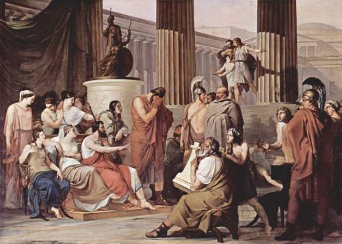 Ulysses at the Court of Alcinous, Francesco Hayez, ca. 1815
