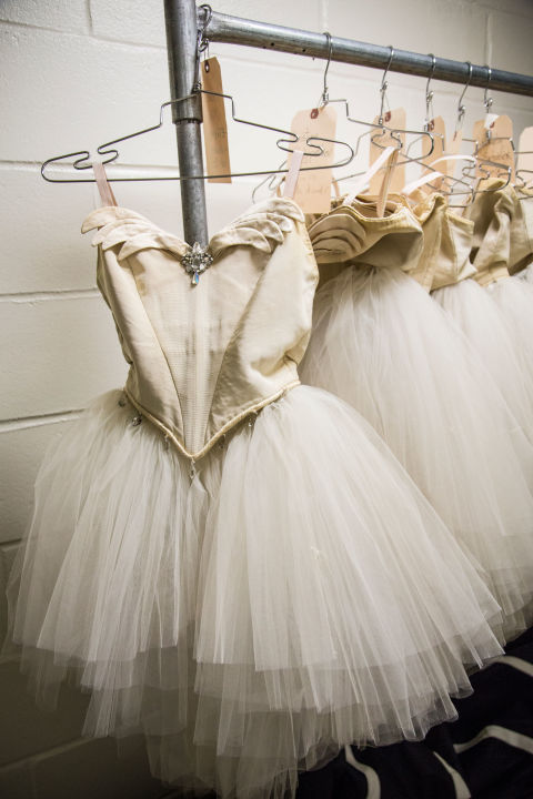 theballetblog:  Pointe shoes, costumes and headpieces backstage at New York City Ballet’s The Nutcracker. Photos by Kathryn Wirsing 