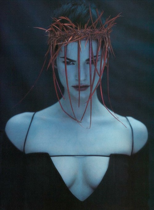 A-State-Of-Bliss:vogue Italia Oct 1997 - Rachel Kirby By Christophe Kutner