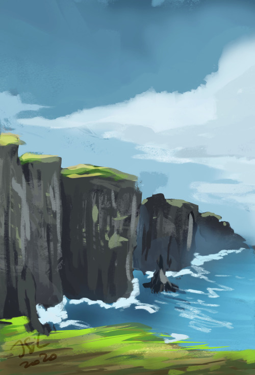 Un Ptit Landscape Qui Pop Sur FB Ma Motiv Dgainer Le Stylet Pour 30 Minutes O/