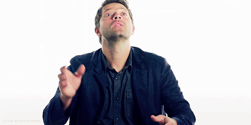 casblackfeathers:Misha failing catching the paper airplanes (x)Hes so fucking adorable I just can&rs