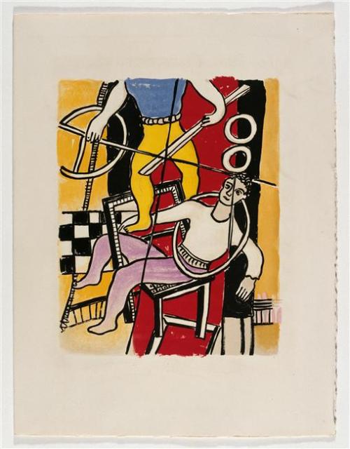 artist-leger:The album "Circus", 1950, Fernand Léger