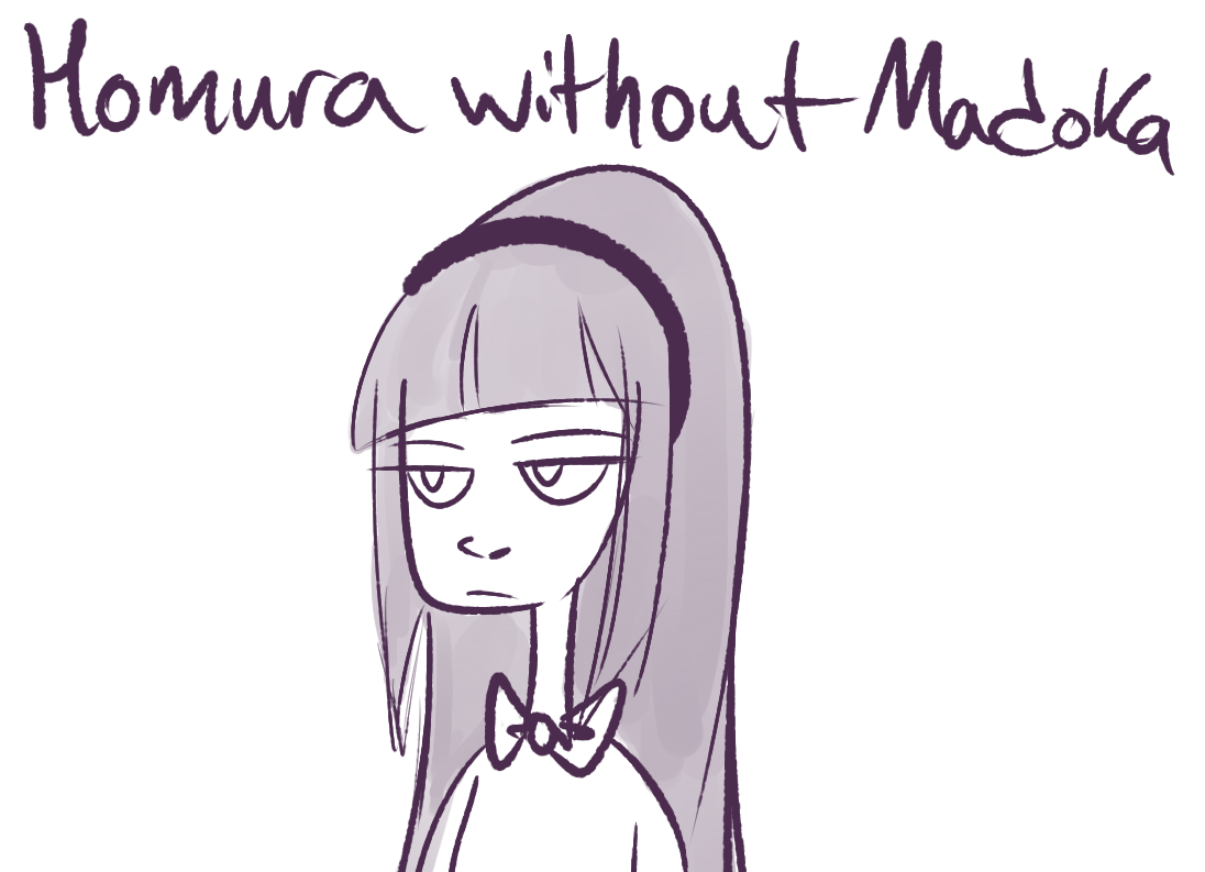 notnights:  I saw a photoset of Madoka and Homura on my dash and this is all that
