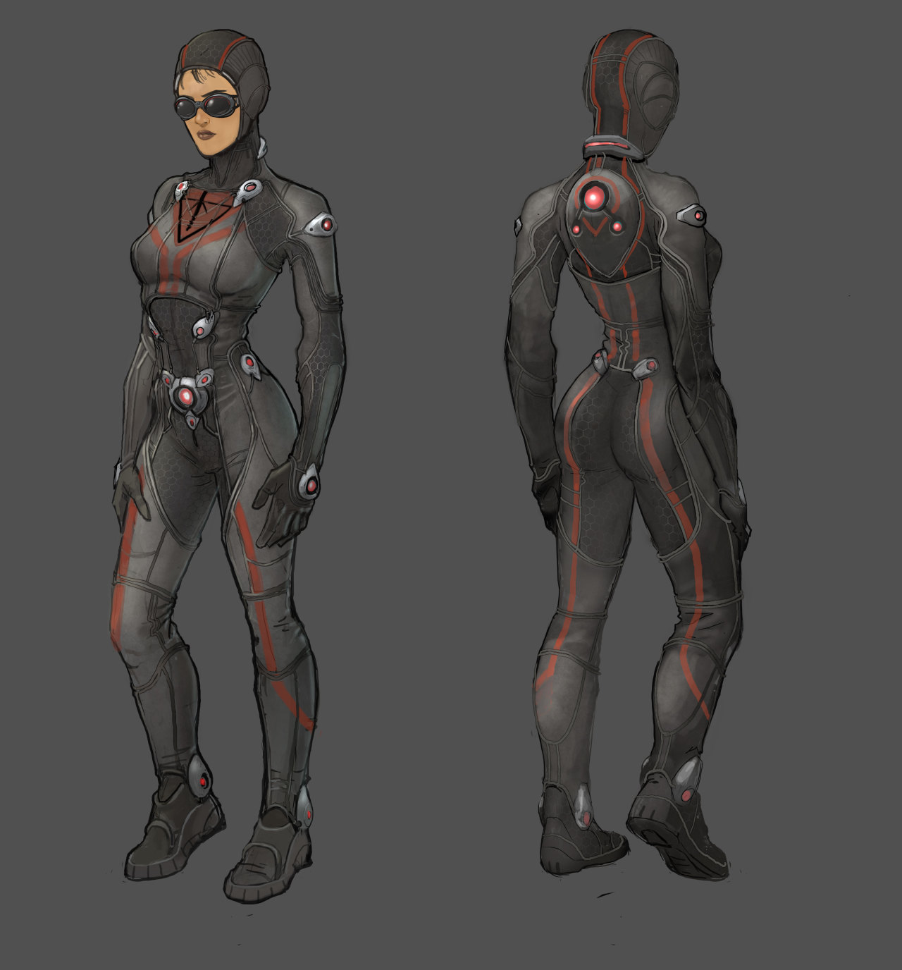 elfslavewatdo:  Planetside 2 Female Terran Republic &amp; New Conglomerate concept