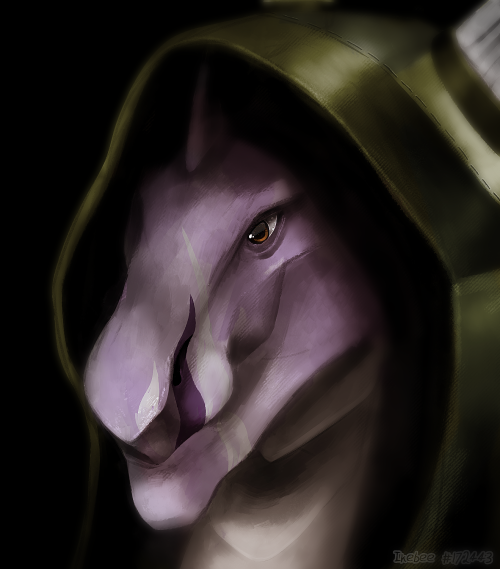 Second Dragon Portrait, This Is My Dragon Rail, She Is A Female Ridgeback. I Wasnt Sure Which I Like