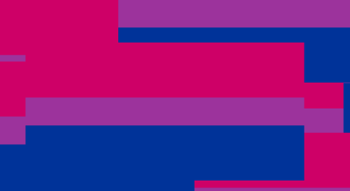 hazel2468: cromchychipdip: I made a Disaster Bi pride flag. Finally. A flag perfect for me.