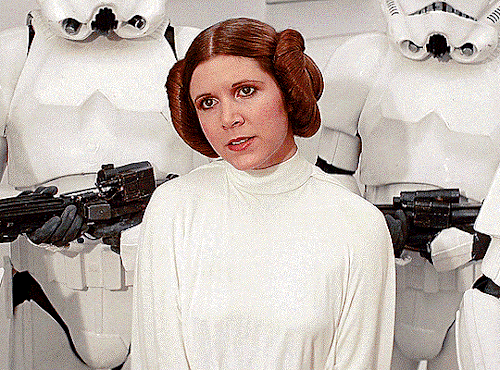 Carrie Fisher As Leia Organa In Star Wars: A New Hope (1977)
