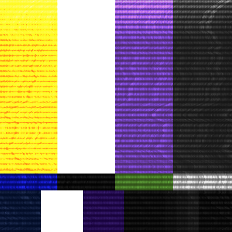 techsflags:was messing around with effects in my editing program and produced these!! tv screen prid