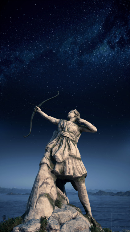 ilikedetectives:Athena, Zeus, Poseidon, and Artemis