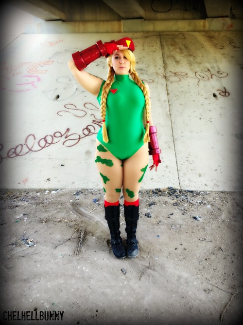 Porn Pics chelbunny:  Cammy cosplay done!! Kicking