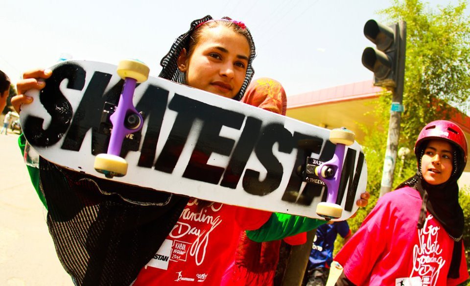 by pairing skate lessons and boards with education initiatives, skateistan — a