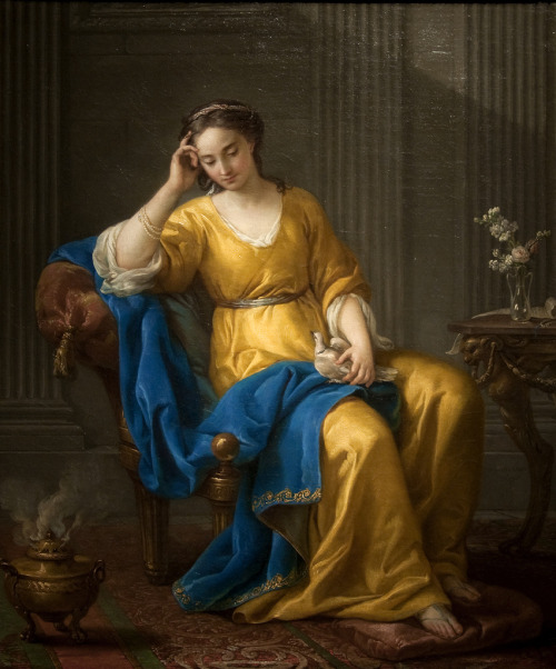 colourthysoul:Josep-Marie Vien the Elder - La douce mélancholie (1756)