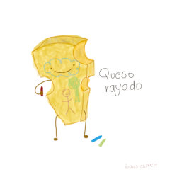 jarradehorchata:  Queso rayado. 