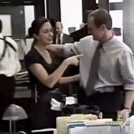 elliot-olivia: chris and mariska + bts