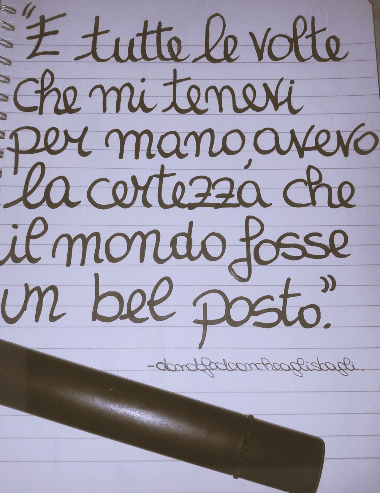 inchiostrosullacartaesullapelle:  dandofedeancheaglisbagli:  :)  ♡ 