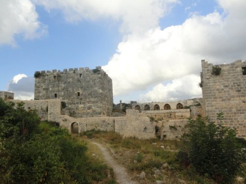 The Castle of Salah Ed-Din (Qal’at Salah Ed-Din), Al-Haffeh, Latakia, Syria (2010)قلعة صلاح الدين، ا