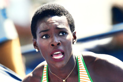 aestheticathletics:    Murielle Ahouré   of the Ivory Coast competes in the Women’s 200m Round 1  on Day 10 of the Rio 2016 Olympic Games at the Olympic Stadium, August  15, 2016, Rio de Janeiro, Brazil.   