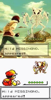 dorkly:  Pokemon Missingno Encounter: Re-Envisioned Be careful of strangers offering 128 pieces of candy.