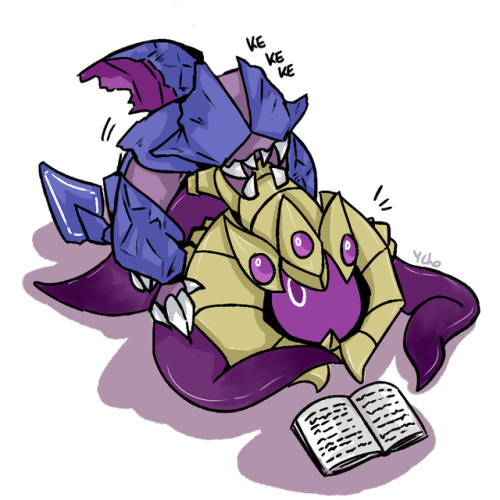 ych0: Vel’koz &amp; Rek’sai from league of legends request for friend :) Ahhhhhhhww&