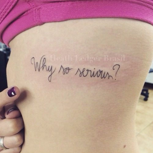 heathledgerismylife:  MY BEAUTIFUL TATTOO!!!!  JUST DONE!!!  I’m completely IN LOVE!!!  Do you like it??? <3 <3 <3
