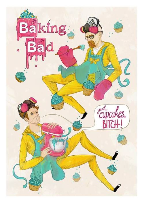 heisenbergchronicles:Baking Bad by Fran Knight (aka Monsieur Monster) in the UKLinks: Web site / Tum