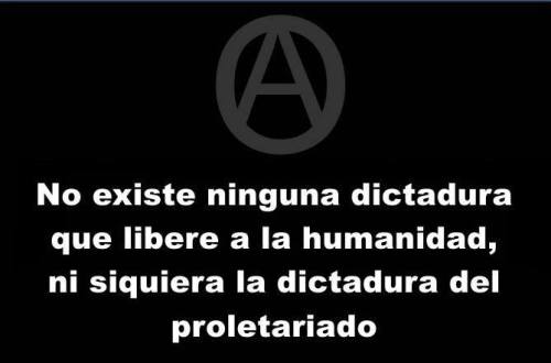 fuckyeahanarchistposters:“There is no dictatorship that can free humanity, not even the dictat