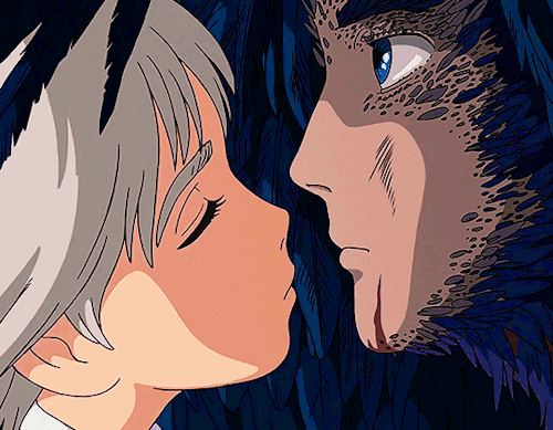 ghiblifilm:HOWL and SOPHIE in    HOWL’S MOVING CASTLE / ハウルの動く城2004, dir. Hayao Miyazaki