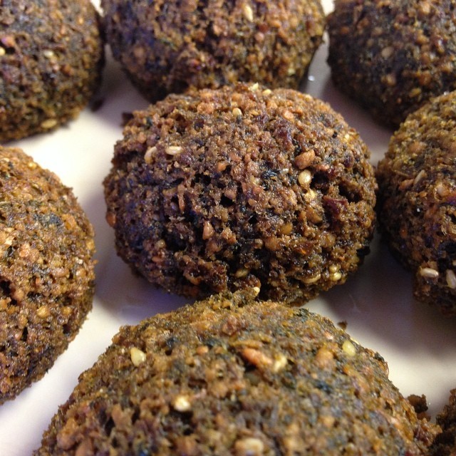 Falafel Balls! #food #fellowship #church #nofilter