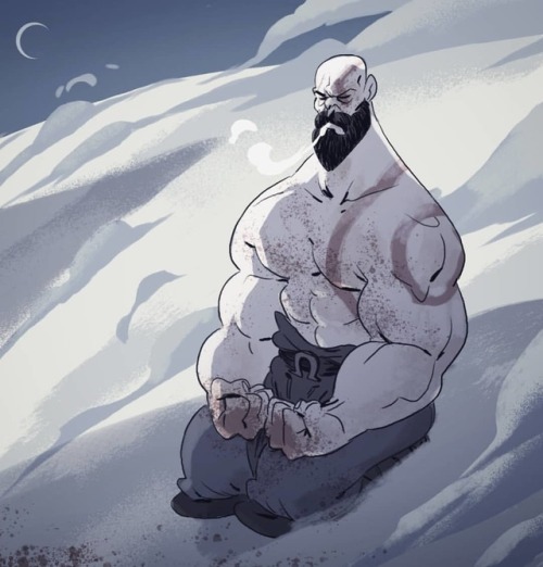 Un Kratos meditando #kratos #godofwar #fanart #videogame #thoughguy#blood https://www.instagram.co