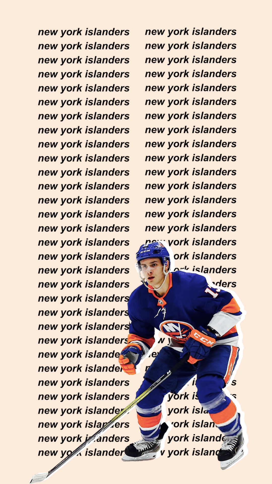 Download Amazing Canadian Ice Hockey Player Mathew Barzal Graphic Design  Wallpaper
