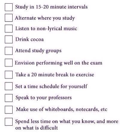 lifeh4ck:  URL: http://lifeh4cks.com/important-tips-for-studying-for-finals/ Important