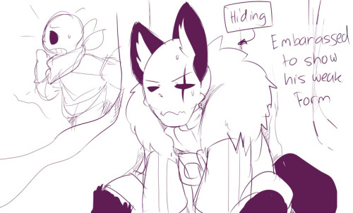 sanspar:really wanna doodles bout fellwolves paps turn to a smol pup also wanna thank @purrfecktlysinful for fixing my english here <3