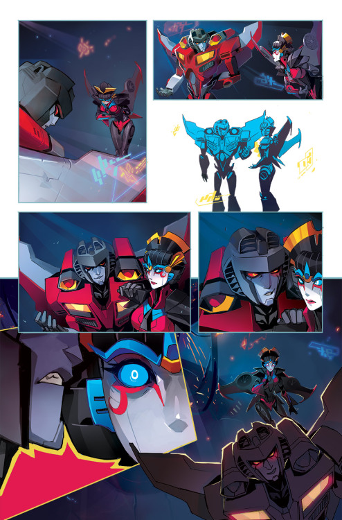 fayren:Some clean versions of the pages that just went up on Newsrama. Windblade #1 comes out in two