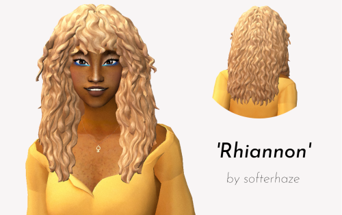 some more goodies for you  ✨ 1. ‘Rhiannon’ by @softerhaze (original)- 4 colours, animated, YA-EF    