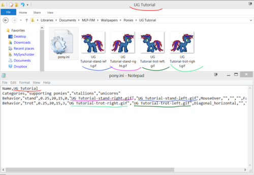 Full blown tutorial for how to make your own desktop pony sprite and how to get it on tumblr