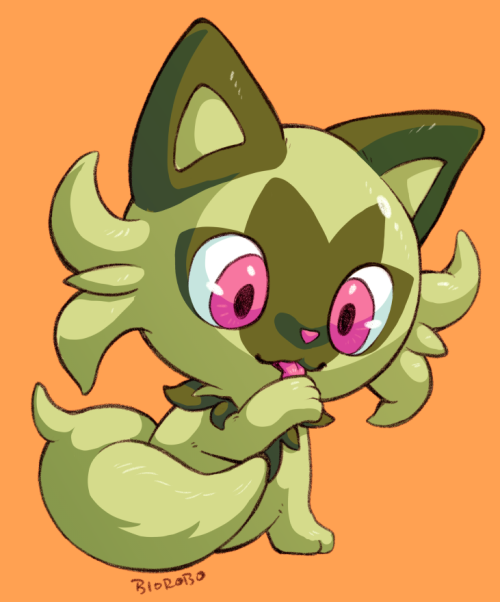 biorobo: continuing my tradition of drawing the starters I really like them all this time!