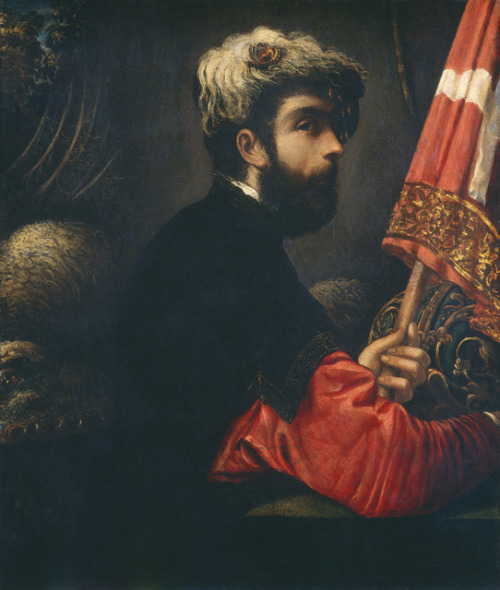 Jacopo Tintoretto, Portrait of a Man as Saint George, 1540-50, National Gallery of Art, Washington D