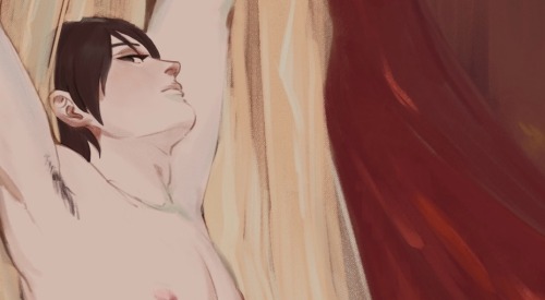 Drawing Sai Every Day For A Year: Day 7 - William Etty Study (full View Under The Cut )